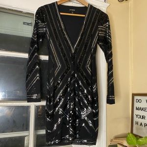 Express Sequin Party Dress